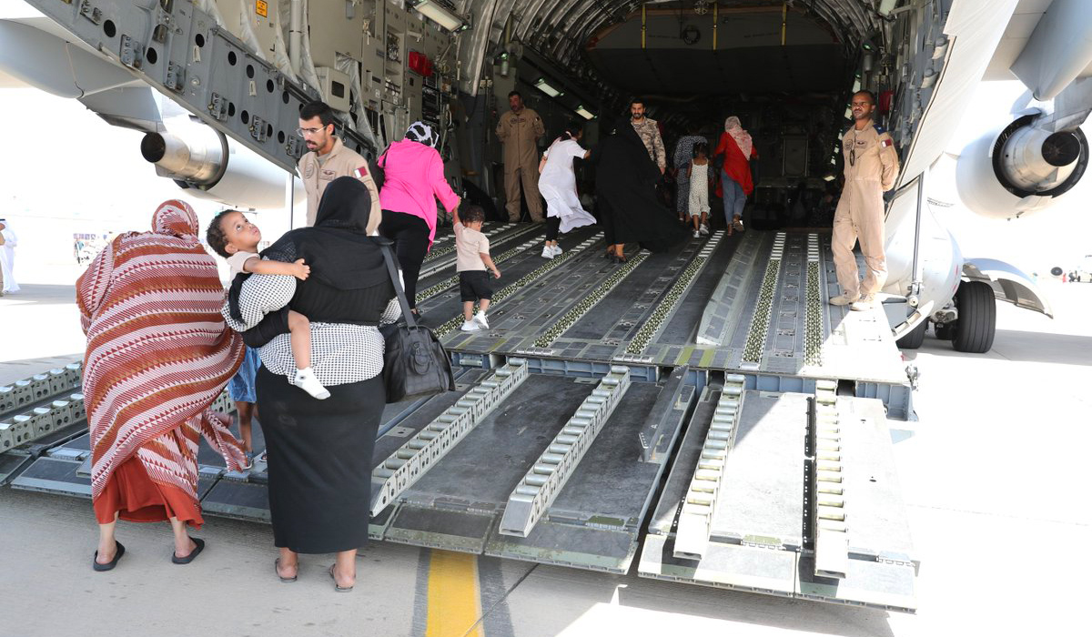 Qatari Airplane Carrying Food Assistance Arrives in Sudan, Evacuation of New Group